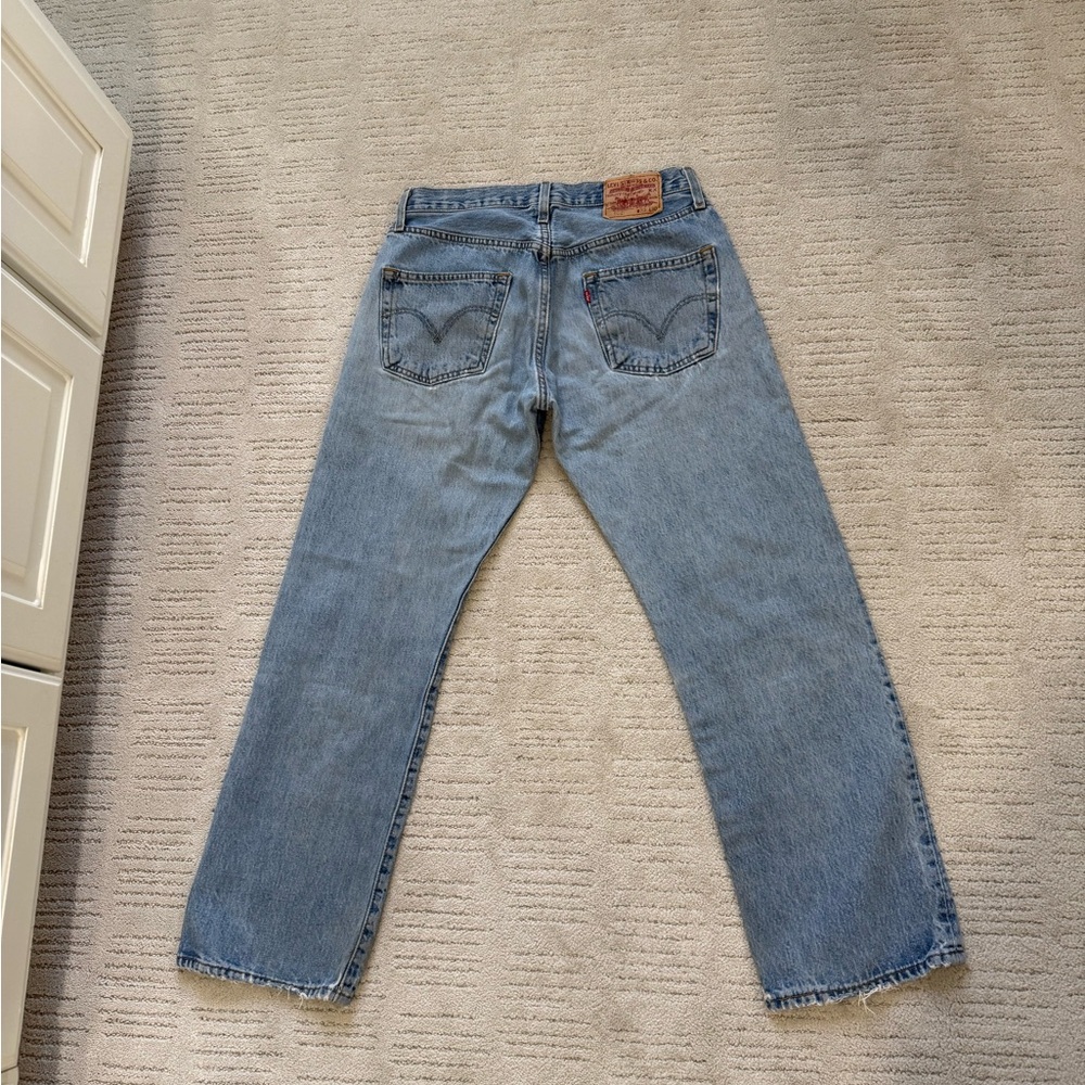 VTG Levi's Men’s Light Blue Straight Jeans